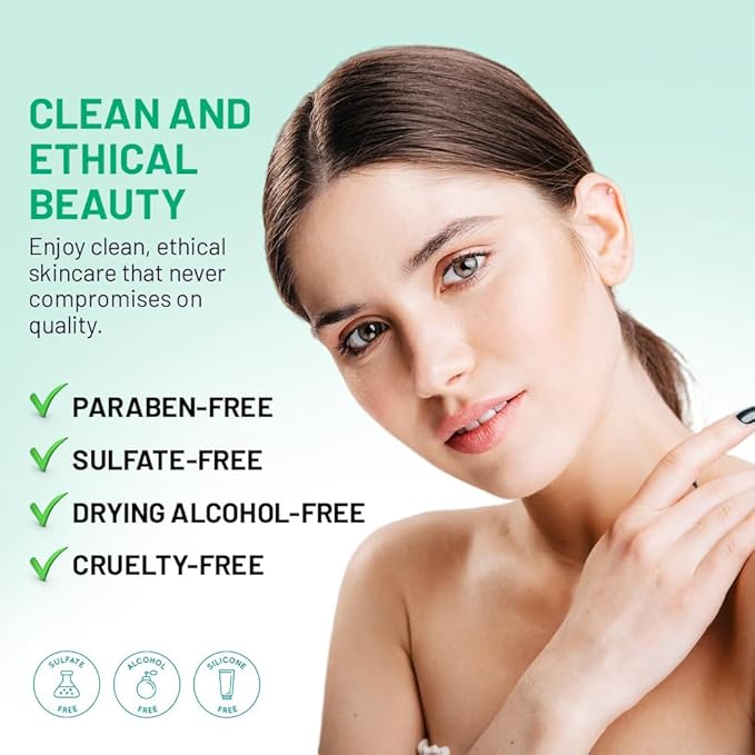 Daily Face Moisturizer Lotion, 8 Oz - Skin Care Facial Cream, Non-Greasy - Leaves Skin Soft and Smooth