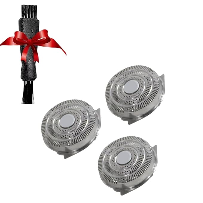 3 Pack HQ9 Replacement Heads, Durable Shaver Heads Blades Cutter Replacement Fit for s Norelcos 8175XL 8280XL 8160XLCC 8151XL 8150XL 8140XL 8138XL, Dry and Wet Shaving & Easy to Clean