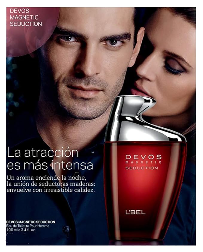 DEVOS MAGNETIC SEDUCTION by L'Bel Cologne EAU DE TOILETTE Pour Homme fragrance 3.4 Oz (3.4 Oz)