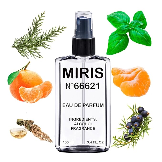 MIRIS No. 66621, Inspired by Clementine California, Long-Lasting Unisex Eau de Parfum for Women & Men, Spray 3.4 Fl Oz / 100 ml