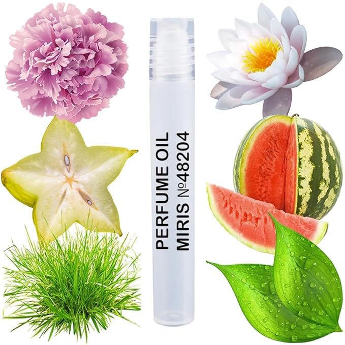 MIRIS No. 48204, Inspired by Into the Blue, Long-Lasting Perfume Oil for Women Roll-On, Rollerball 0.34 Fl Oz / 10 ml