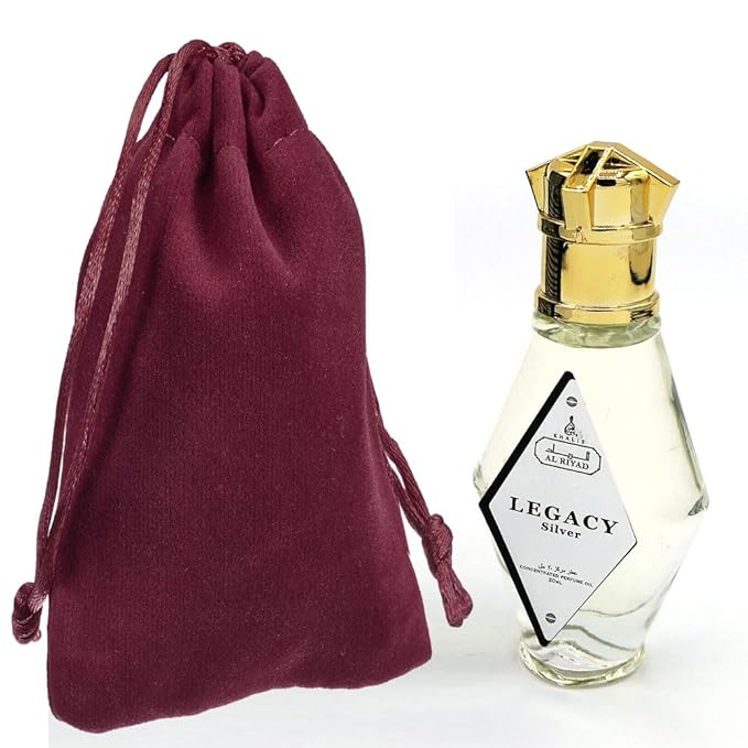 Maison d'Orient LEGACY SILVER 20 mL Roll On Perfume Oil, Alcohol-Free, Vanilla Arab Scent. AL RIYAD All Natural Roll On. Cruise Essentials 2024