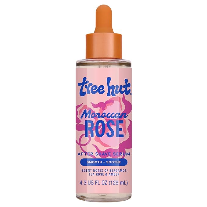 Tree Hut Moroccan Rose After Shave Serum, Helps Keep Skin Smooth & Soothed After Shaving, Sensitive, 4.3 Fl Oz