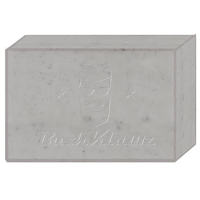 BushKlawz URBAN PRINCE BIG BRICK Exfoliating MAN SOAP - Deep Clean Your Skin, Remove Dead Cells, and Moisturize with Natural Oils - 200g