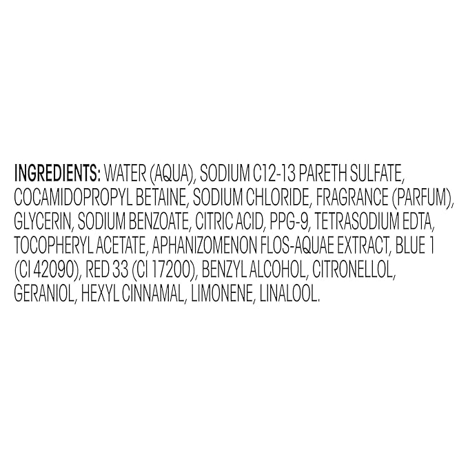 Suave Moisturizing Body Wash, with Ocean Breeze Scent and Vitamin E Extract, No Parabens, No Phtahaltes, 18 Oz, (Pack of 12)