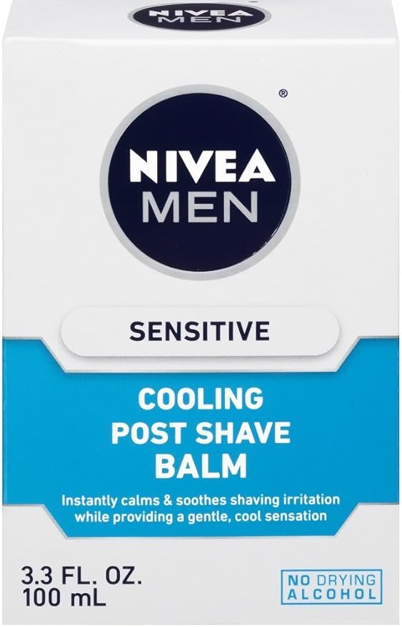 Nivea for Men Sensitive Cooling Post Shave Balm 3.3 Ounce