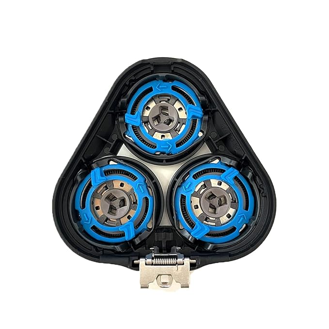 SH50 Replacement Heads Whole Head Part Compatible with Phillip Shaver Series 5000 (S5xxx), S5xxx, PT8xx, PT7xx, 3 Count SH50 Replacement Blades for Series 5000 Razors