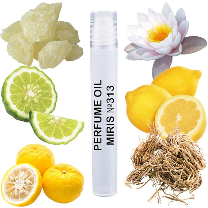 MIRIS No. 313, Inspired by L'Eau d'Isey Pour Homme, Long-Lasting Perfume Oil for Men Roll-On, Rollerball 0.34 Fl Oz / 10 ml