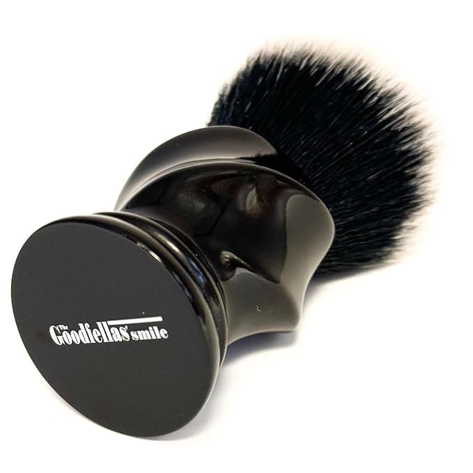 The Goodfellas Smile Synthetic Shaving Brush (Vortice) - Extra Dense 24 mm Brush Knot for a Fabulous Lather