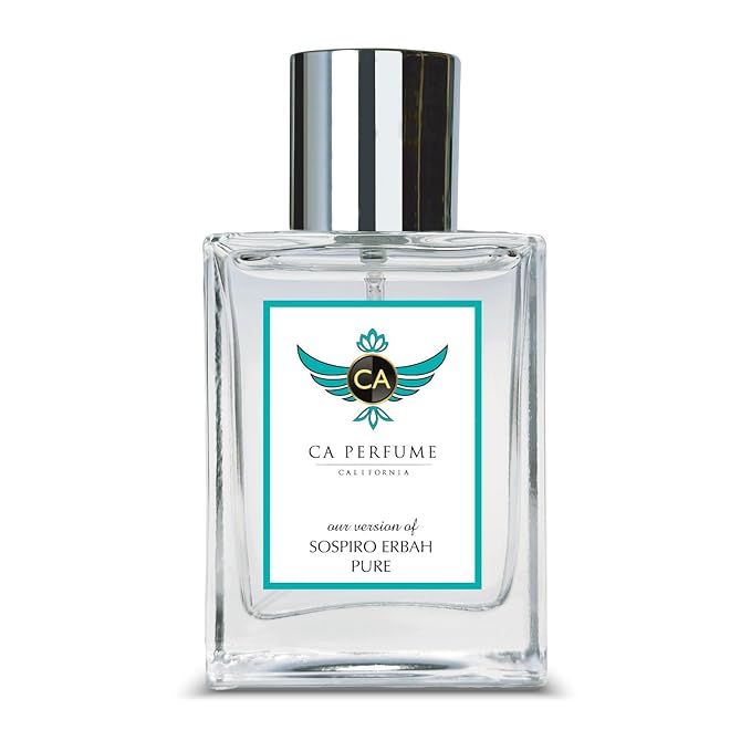 CA Perfume Impression of Erbah Pure For Women & Men Fragrance Concentrated Long Lasting Eau de Parfum Spray Refillable Atomizer Bottle 1.7 Fl Oz/50ml-X1