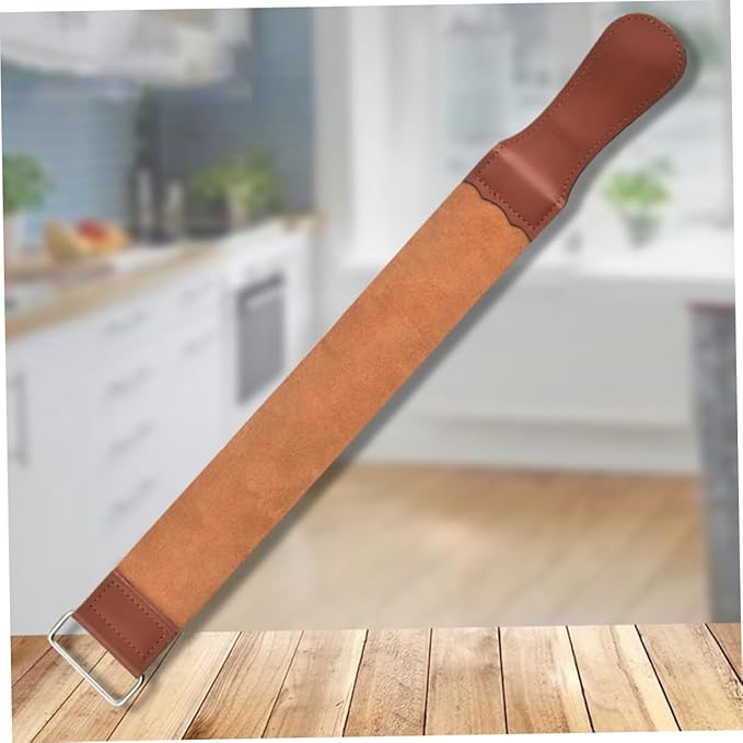 Practical Razor Strop Straight Razor Sharpening Belt Double-sided Sharpening Strap Shaver Home Use
