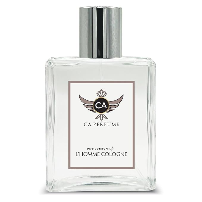 CA Perfume Impression of L’homme Cologne Aromatic Spicy Scent Long Lasting Cologne for Men Signature Scent for Day and Night Wear 3.4 Fl Oz 100ml