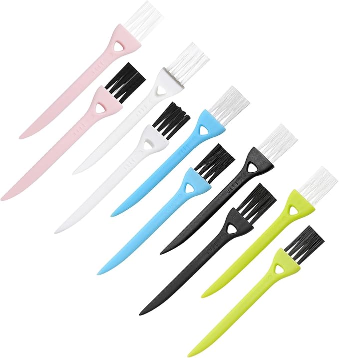 10 Pack Keyboard Cleaning Brushes Kit Mini Crevice Cleaning Brush Electric Shaver Cleaning Brushes Gaming Mouse Groove Gap Scraper Tools Electric Razor Brush Keyboard Cleaner for Small Space