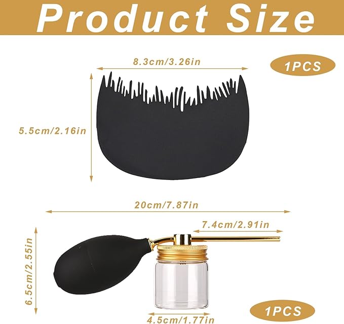 Hair Building Fiber Spray With Hairline Optimizer,Hair Building Fibers,Hair Fiber Spray,Powder Sprayer For Hair-Building, Portable Fiber Powder With Nozzle, Hairline Building Powder Accessory(Gold)