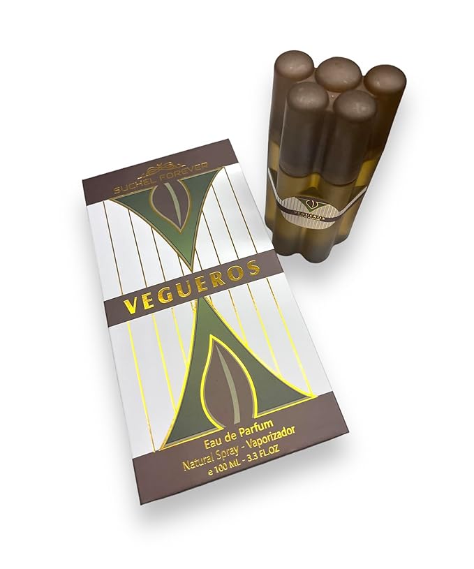 Vegueros Eau de Parfum 3.4 oz – Perfume Cubano - Woody Tobacco Masculine Fragrance Inspired by Cuban Tradition – Long Lasting Men's Perfume - Cuban Cologne for Men