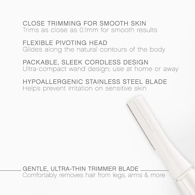 Panasonic Full Body Hair Removal for Women, Portable Sleek Design, Gentle for Bikini, Underarm, Legs Areas, Pink, 1 Count (Pack of 1)