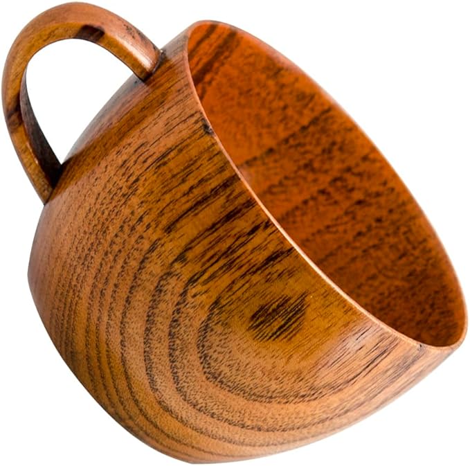 Wooden Shaving Bowl with Handle, Shaving Soap & Cream Bowl for Men Classic Style Easy to Lather Fits Wet Shaving (2#)