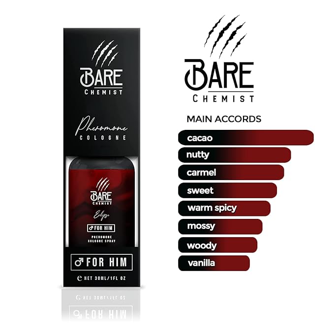 Eclipse Pheromone Cologne for Him - [Attraction Formula] Pheromone Perfume Oil Spray for Men 1oz.