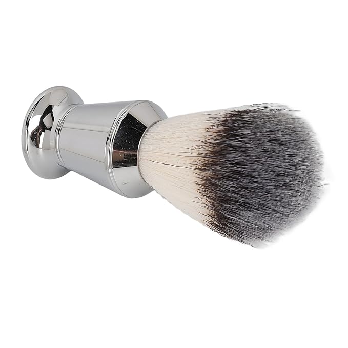 Shaving Brushes For Men, Beard Brush with Ergonomic Handle Stainless Steel Foaming Beard Brush For and WellGroomed Beard