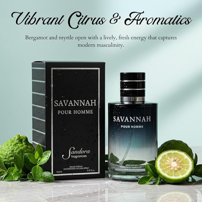 Men's Cologne – INSPIRED by A WORLD RENOWNED MEN'S PERFUME – Calabrian Bergamot, Pepper, Lavender, Cedar – Fresh, Spicy, Woody, Aromatic – Long-Lasting Eau de Parfum 3.4 fl oz