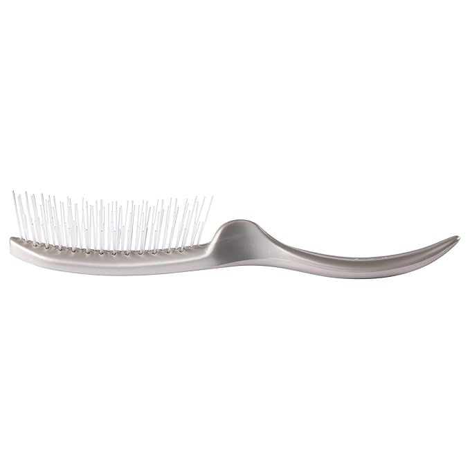 Stanley Home Products Essentials Style Glider Hairbrush – Detangles - Use on Wet or Dry Hair - Acute Bristles (Pewter)