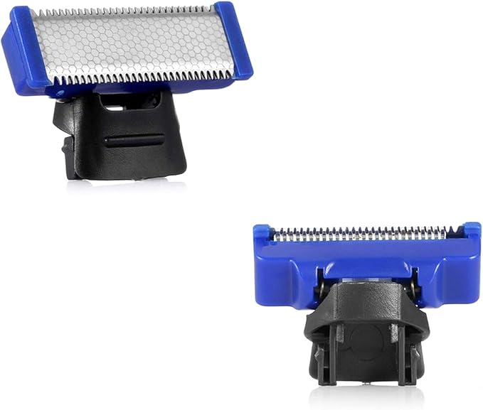 Replacement Heads for Old Version of Microtouch Solo Mens Shaver Electric Micro Trimmer (Pack of 4)