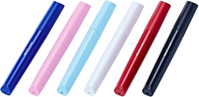 Portable Travel Toothbrush Case, Plastic Container Toothbrush Holder Brushes Box Breathable Design with Air Hole More Hygienic Toothbrush Tube for Home Daily Business Office (Red)