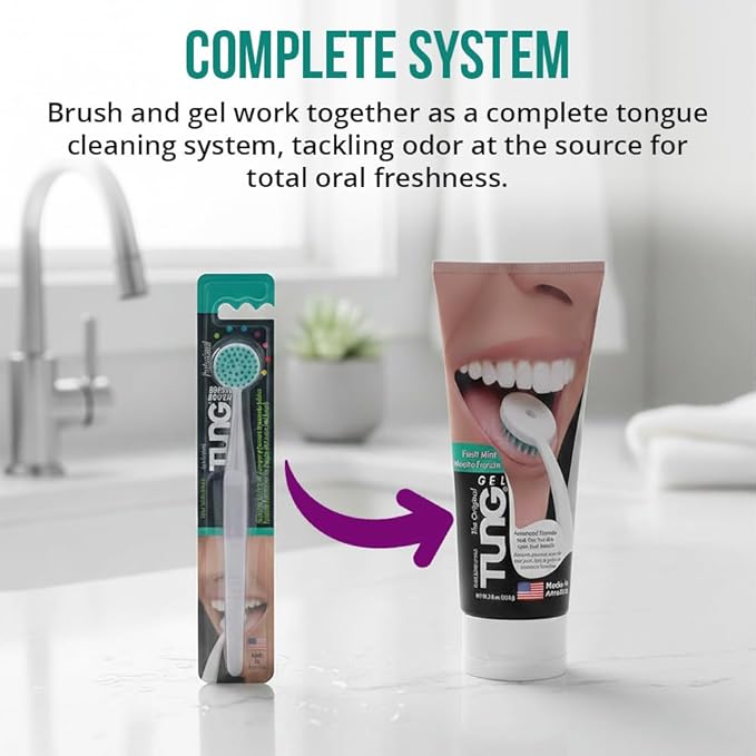 TUNG Brush Tongue Cleaner