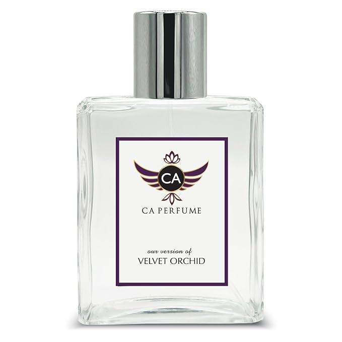 CA Perfume Impression of Velvet Orchid For Women Amber Floral Fragrance Long Lasting Womens Perfume Eau De Parfum 3.4 Fl Oz 100ml