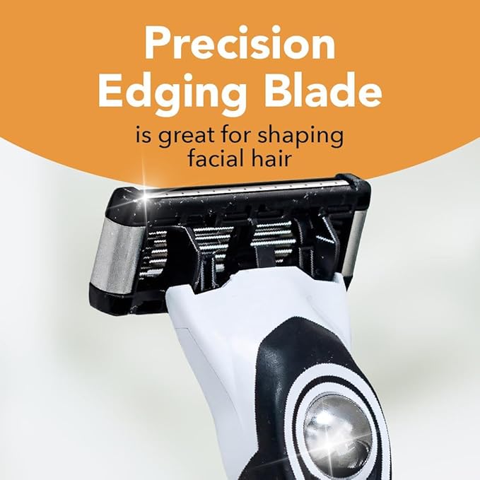 BIC Flex 5 Refillable Razors for Men, Long-Lasting 5 Blade Razors Refills for a Smooth and Comfortable Shave, 12 Razor Cartridges