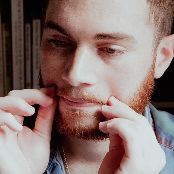 O'Douds Mustache Wax - Daily Natural Moustache & Beard Styling with a Firm Hold, Natural Shine - Plant-Based, Vegan Ingredients for Grooming, Shaping, & Conditioning, Oakmoss & Cedar Scent, 1 oz.