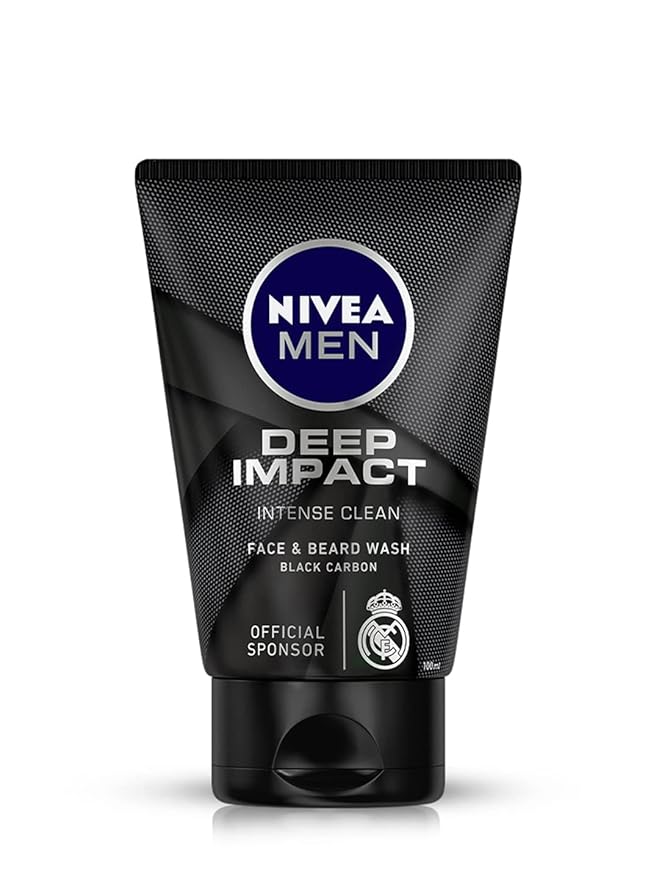Nivea Men Deep Cleansing Beard & Face Wash - 3fl Oz, 3oz