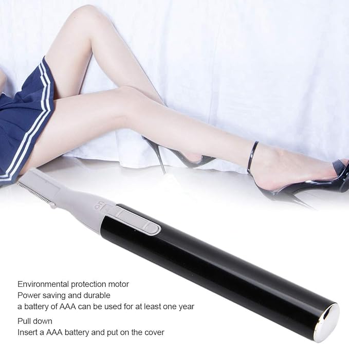 HURRISE Mini Hair Clipper, Detail Trimmer for Nose, Nose Hair Trimmer Electric Hair Armpit Nose Trimmer Shaver Hair Cutting Machine for Women Men Hair Remover