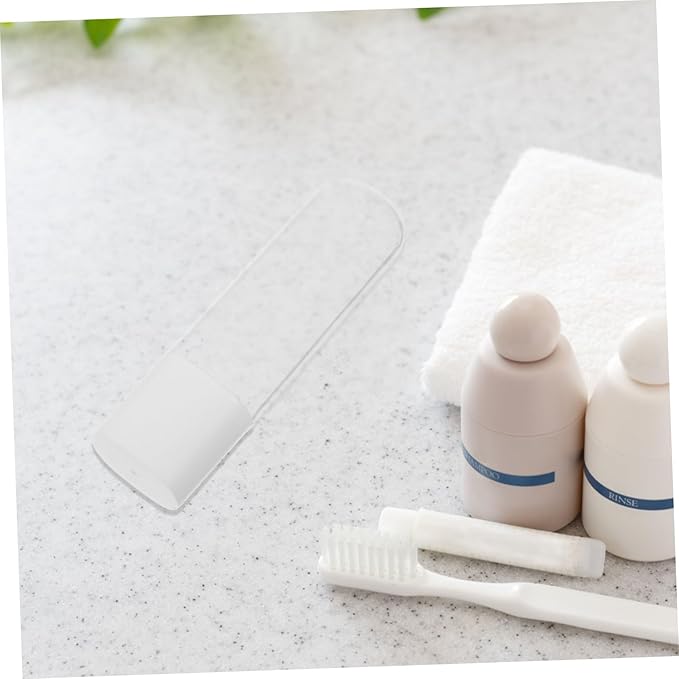 Travel-friendly Flosser Nozzle Cover Portable Case for Toothbrush Covers Electric Flosser Tip Holder Storage Box for Travel Accessories