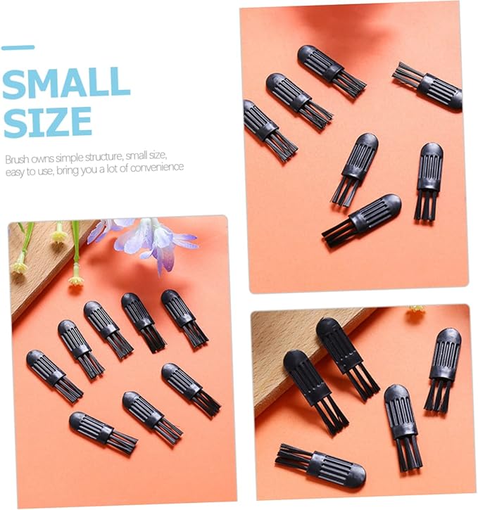 Ipetboom 300pcs Electric Shaver Cleaning Brush Nose Hair Trimmer Cleaner Non- Handle Lightweight and Portable Grooming Tool for Home and Travel Use