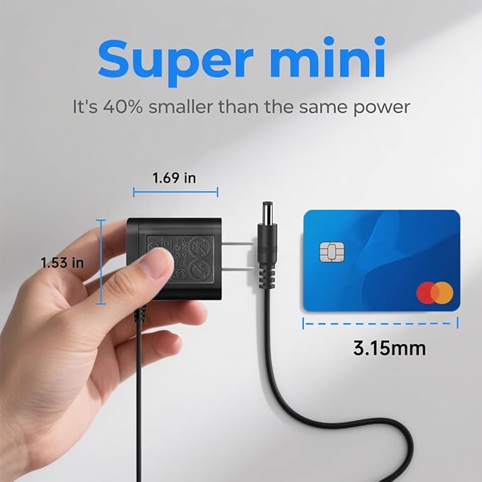 8V 100ma Replacement Compatible with Philips HQ840 Power Cord, Shaver Charger for Philips Norelco Multigroom Trimmer 3000 MG3750 MG3750/10 MG3750/50 MG3750/60 MG3760 MG3760/50 Clipper Supply Cable