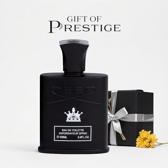 King-D Men's Cologne Gift Set - 3.4 Fl Oz Each | Amber Floral & Vanilla Leather Fragrance | Eau de Toilette Duo for Daily & Special Occasions
