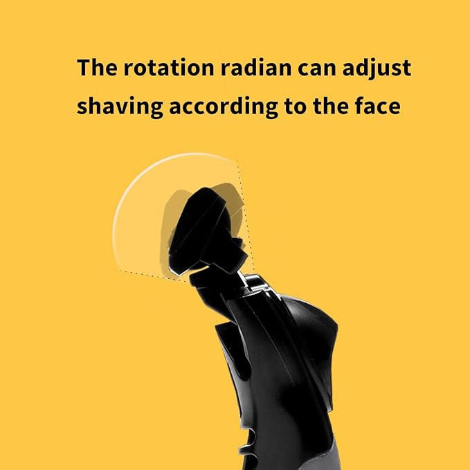 3 Blade Razor,Plastic Anti-slip Men Manual Refill Cartridges razors, Reusable Face Cleansing Care Tool, Shave Supplies for Men and Women - Black
