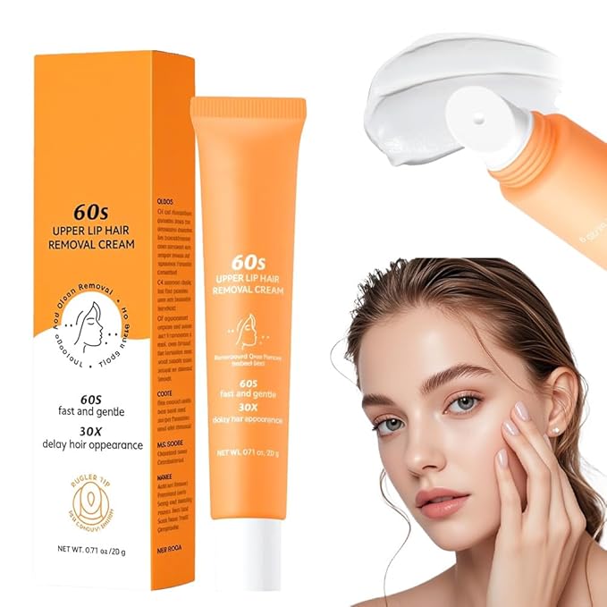 Hair Removal Cream for Women,2025 New Gentle Facial Hair Removal Cream With Scraper, Painless Hairs Removers for Body Face Lips (2)