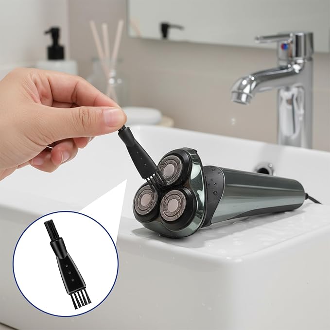 16 Pcs Electric Razor Brush, Double Sided Shaver Cleaning Brush Clipper Brushes Shaving Brushes for Cleaning Trimmer Hair Clipper Keyboard