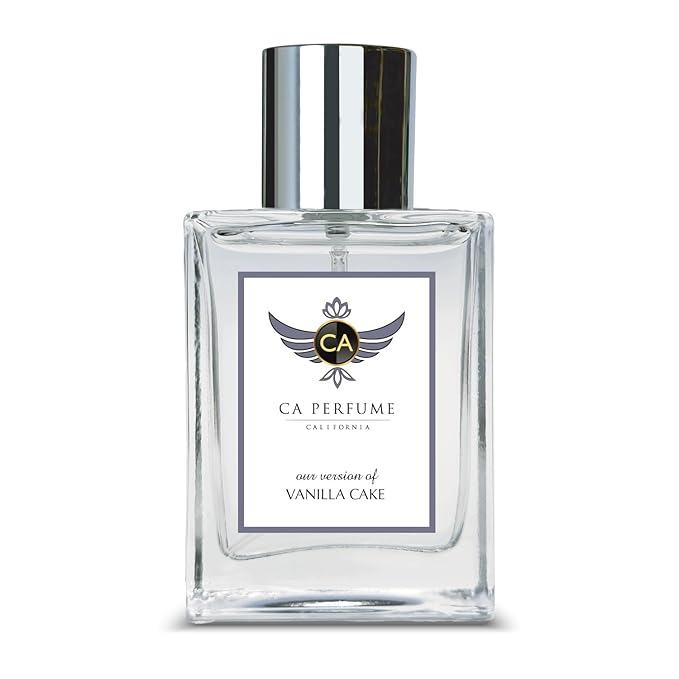 CA Perfume Impression of Vanilla Cake for Women and Men Long Lasting Unisex Fragrance Eau De Parfum 1.7 Fl Oz 50ml