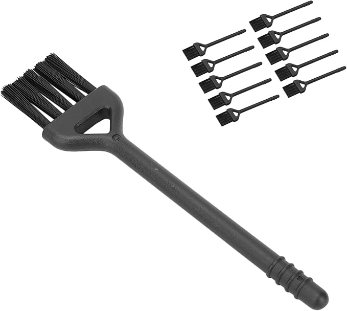 Agatige 10PCS Electric Shaver Cleaning Brushes, Mini Nylon Double Sided Clipper Brush Shaver Cleaner