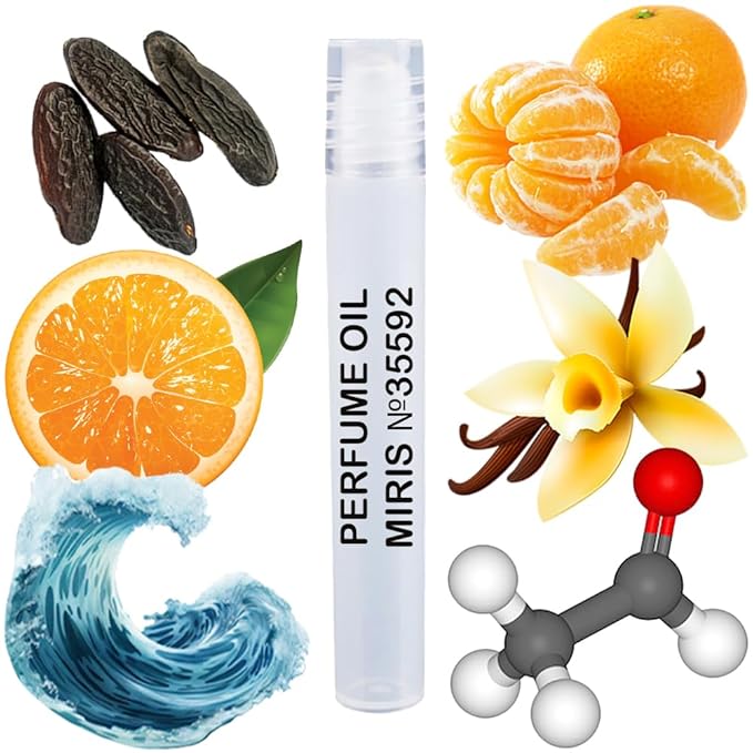 MIRIS No. 35592, Inspired by Allure Homme Sport, Long-Lasting Perfume Oil for Men Roll-On, Rollerball 0.34 Fl Oz / 10 ml