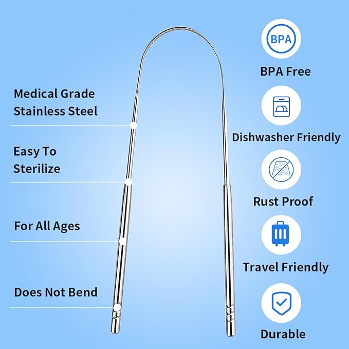 JTF Sonic Electric Toothbrush for Adults: 6 Brush Heads, Travel Bag, Tongue Scraper, 5 Brushing Modes for Teeth, Smart Timer and IPX7 Waterproof, Rechargeable Toothbrush for Deep Cleaning & Whitening