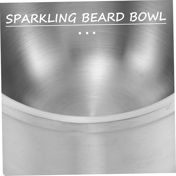 NOLITOY Stainless Steel Shaving Soap Bowl Portable Lather Mug for Men for Wet Shaving Facial Cleansing for Home Travel Use