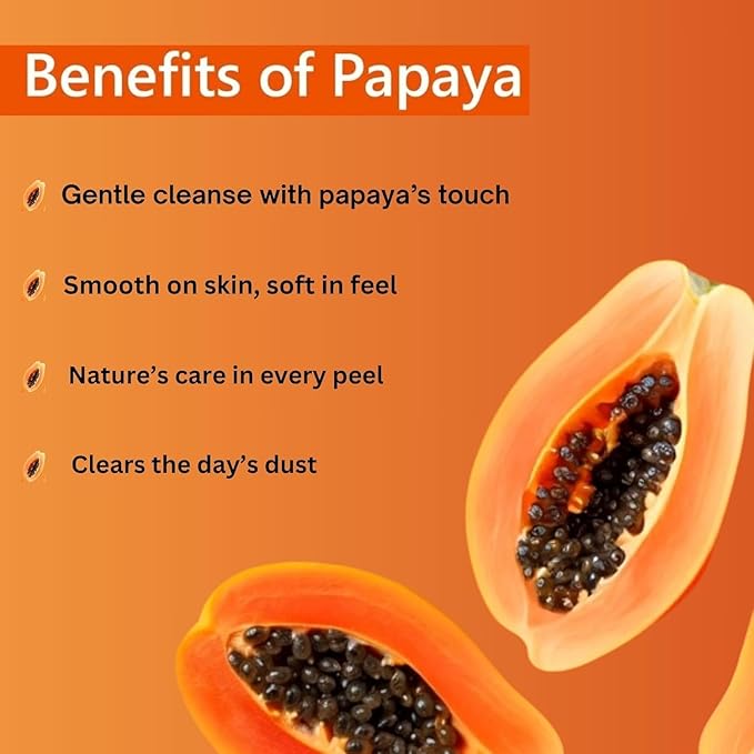 MACARIA Miracle Beauty Papaya Daily Routine women's Face Wash with for Sensitive Skin, Facial Cleanser