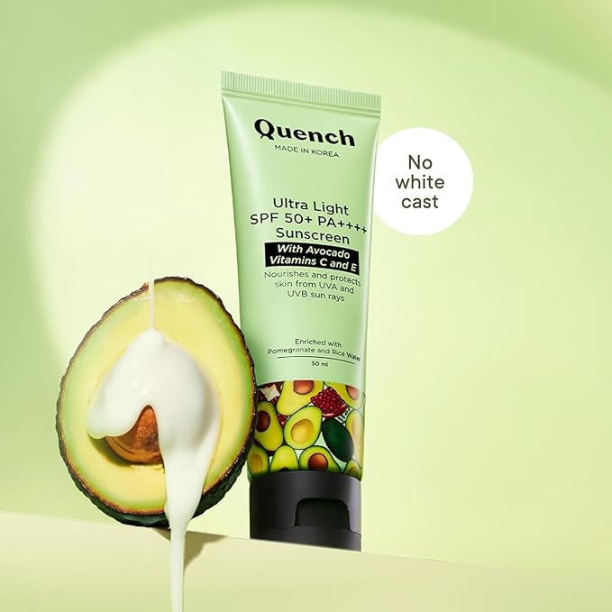 Generic Bravocado Sunscreen Spf 50+ Pa++++ Korean Sunscreen With Vitamin E & Avocado,No White Cast Lightweight & Non-Sticky, Uva & Uvb Protection For Women & Men (50Ml) All Skin Type