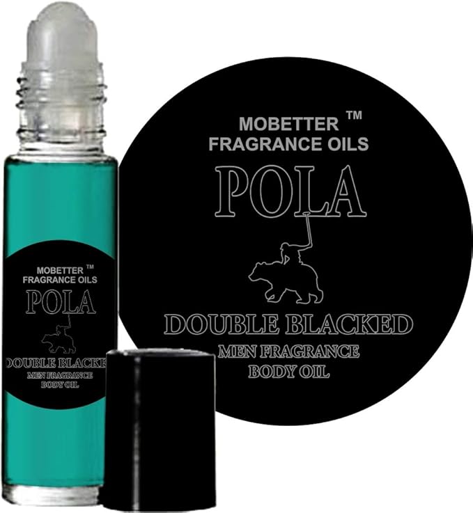 MOBETTER FRAGRANCE OILS Pola Double Blacked Cologne Body Oil for Men (10ml Roll On)