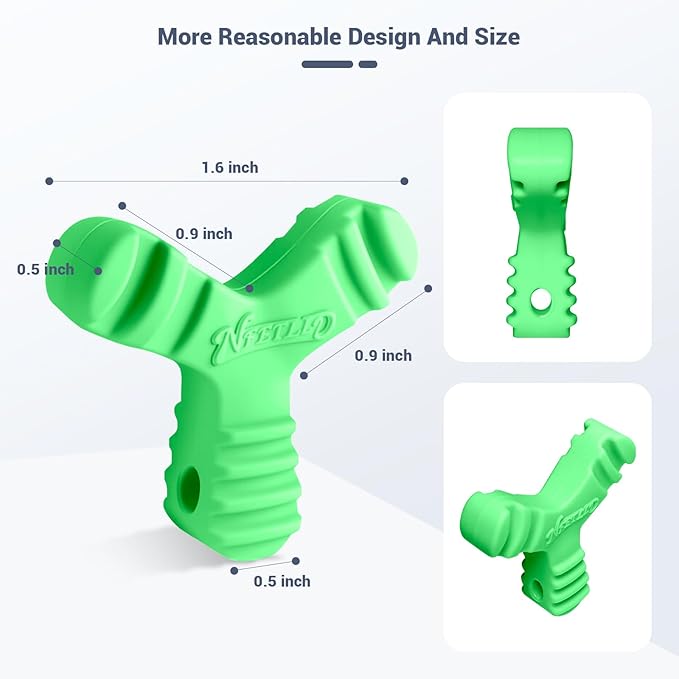 Chewies for Invisalign Aligners, Orthodontic Aligner Chewies Durable Aligner and Retainer Tray Seaters Medical Grade Silicone (Pack of 2) (Green)