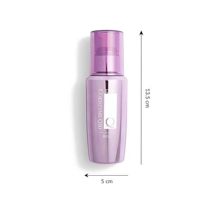 DHC CoQ10 Milk, Age-defying Facial Moisturizer, Lightweight, Daily Moisturizer, Youthful Appearance, Fragrance and Colorant free